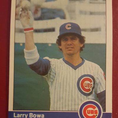 Larry Bows Shortstop Cubs Vintage Baseball Card