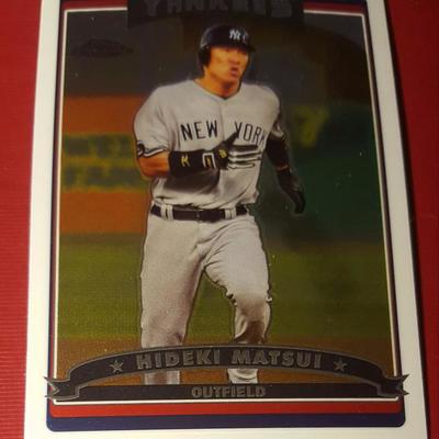 Yankees Hideki Matsui Topps Chrome Baseball Card