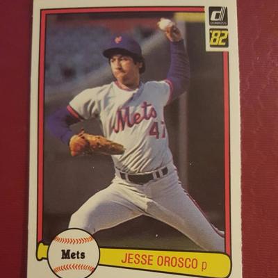 Mets Jesse Orozco Vintage Baseball Card
