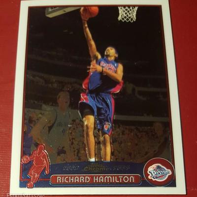 Richard Hamilton Topps Chrome Basketball Card