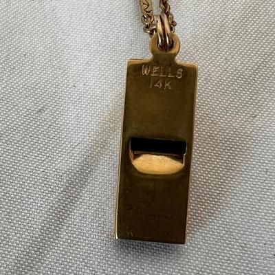 14K Gold Whistles (P-RG)