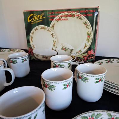 Ciera Dinnerware & Luminarc Glasses (UCC-JS)