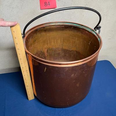 Antique Copper Bucket