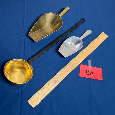 Antique scoops & utensils