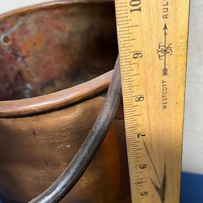 Small copper bucket