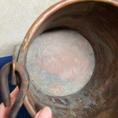 Small copper bucket