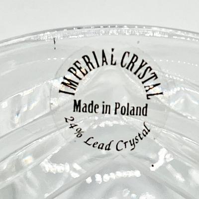 IMPERIAL CRYSTAL ~ Poland ~ Lead Crystal Basket