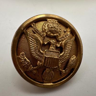 Vintage Military Uniform Buttons- Eagle