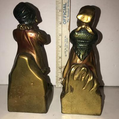 Armour Bronze Co. Little Girl Bookends 1919