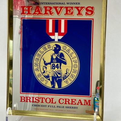 Harveys Bristol Cream Mirror Framed - Los Angeles Olympic