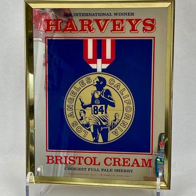 Harveys Bristol Cream Mirror Framed - Los Angeles Olympic