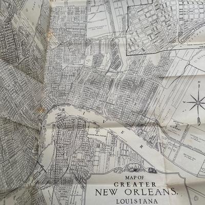 Vintage New Orleans Maps & Guides - Boesch, Buisson, etc.