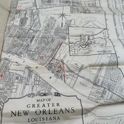 Vintage New Orleans Maps & Guides - Boesch, Buisson, etc.