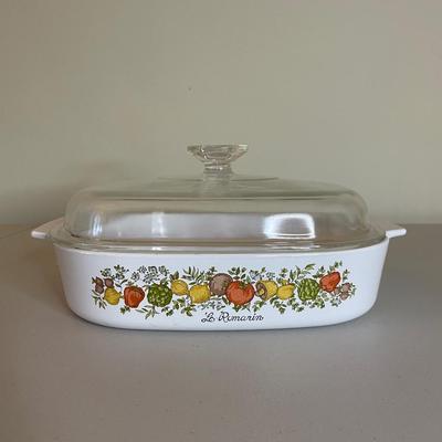Vintage Corning Ware â€œSpice of Lifeâ€ - Casserole Dish