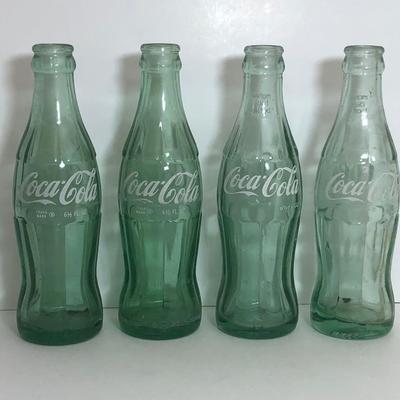 LOT 4A: Vintage Coca-Cola Bottle Bag w/ Vintage Soda Bottles & Glasses