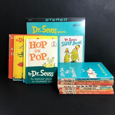 LOT 6A: Dr. Seuss Collection - Vintage Copies, Other Authors' Books, Record