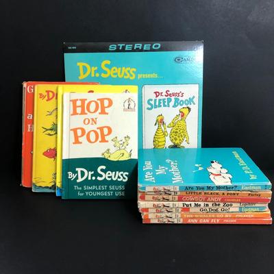 LOT 6A: Dr. Seuss Collection - Vintage Copies, Other Authors' Books, Record