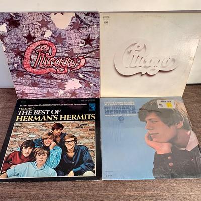 LOT 50 A: Vintage Record Collection: Elton John, Bee Gees, The Temptations, Chicago, Neil Diamond, Cat Stevens, & More