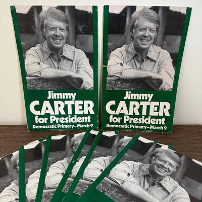 LOT 68A: 1976 Jimmy Carter Presidential Campaign Flyers (9)