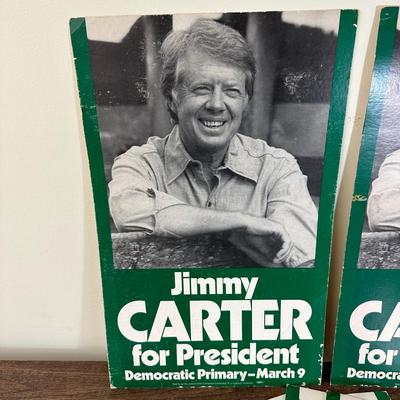 LOT 68A: 1976 Jimmy Carter Presidential Campaign Flyers (9)
