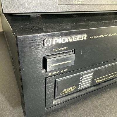 LOT 99F: Pioneer PD-M400 Compact Disk Player & Technics SA-180 Stereo Receiver