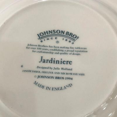 LOT 130K: Vintage 1994 Johnson Bros Jardiniere Set by Julie Holland