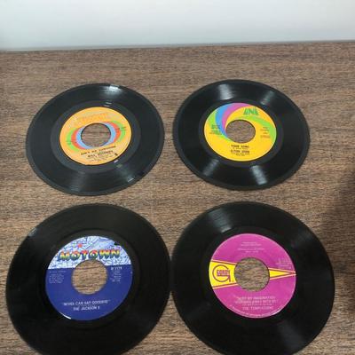 LOT 155A: Collection of Vintage 45s - Beatles, Aerosmith, Elton John & More