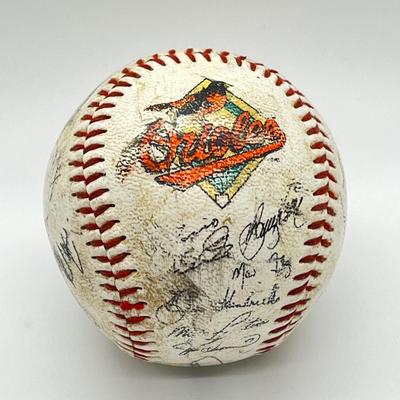 LOT 162J: Autographed Baltimore Orioles Baseball - Possibly Signed by Cal Ripken Jr.