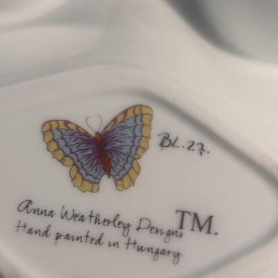 Anna Weatherly Spring in Budapest Hand-Painted Hungarian Berry Dish