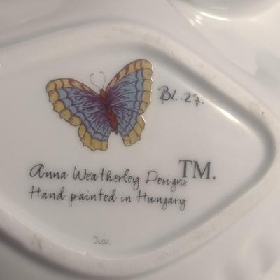 Anna Weatherly Spring in Budapest Hand-Painted Hungarian Berry Dish
