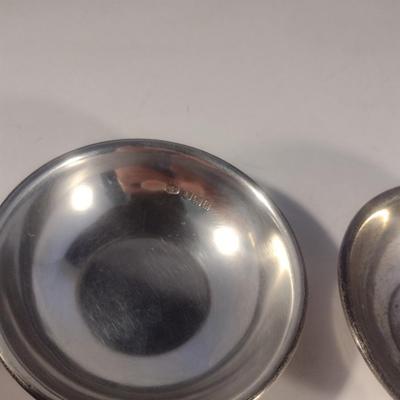 Pair of Vintage Sterling Silver Miniature Bowls 72 grams