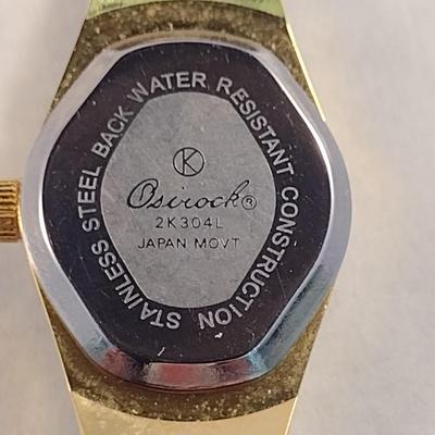 Pair of Vintage Women's Japanese Movement Fashion Wrist Watches Osirock and CTC (#9)