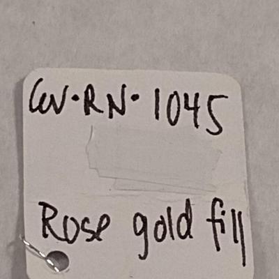 Vintage Rose Gold Filled Kari Nina Pendant and Necklace Set (#19)