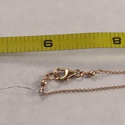 Vintage Rose Gold Filled Kari Nina Pendant and Necklace Set (#19)