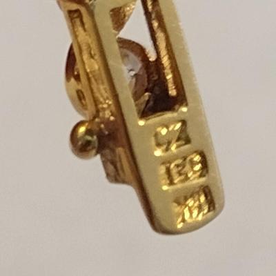 14K and Cubic Zirconia Tennis Bracelet 8 (gram total weight) (#20)