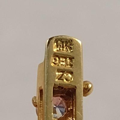 14K and Cubic Zirconia Tennis Bracelet 8 (gram total weight) (#20)