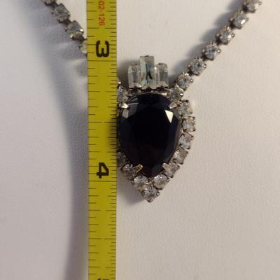 Three Beaded/Rhinestone Necklaces and Earrings (#22)