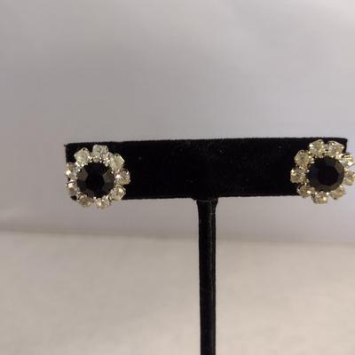 Three Beaded/Rhinestone Necklaces and Earrings (#22)