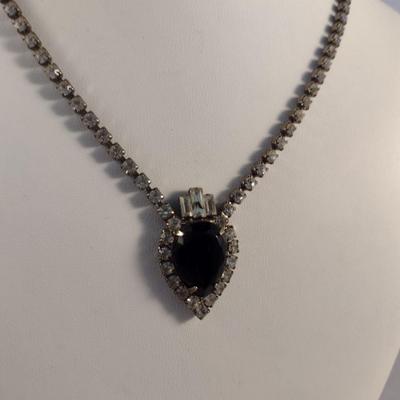 Three Beaded/Rhinestone Necklaces and Earrings (#22)