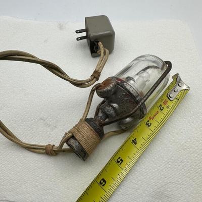 Antique Homemade Fuel Filter Light