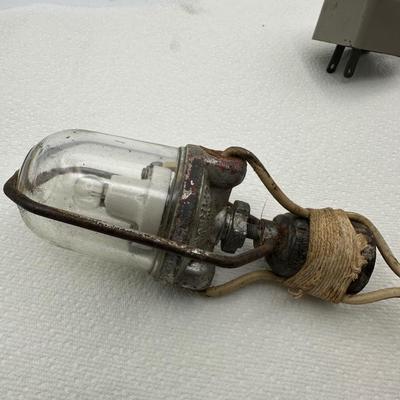 Antique Homemade Fuel Filter Light