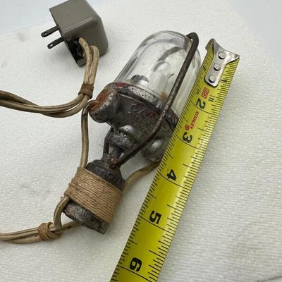 Antique Homemade Fuel Filter Light