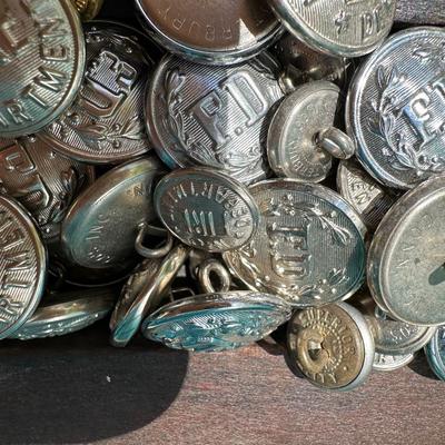 Vintage New Orleans Fire Department & City of New Orleans Uniform Buttons