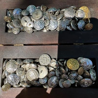 Vintage New Orleans Fire Department & City of New Orleans Uniform Buttons