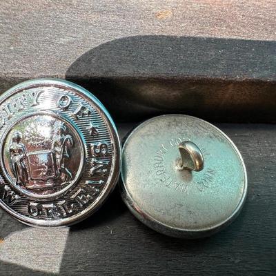 Vintage New Orleans Fire Department & City of New Orleans Uniform Buttons