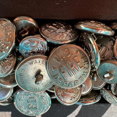 Vintage New Orleans Fire Department & City of New Orleans Uniform Buttons