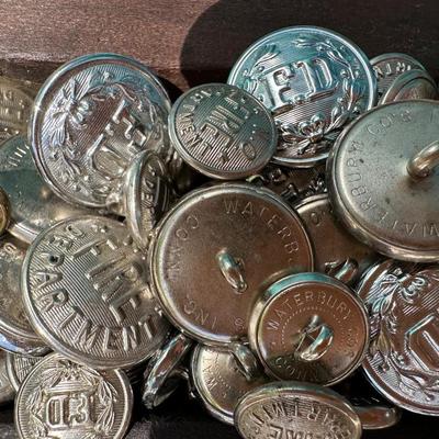 Vintage New Orleans Fire Department & City of New Orleans Uniform Buttons