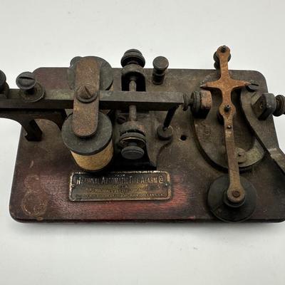 Antique Telegraph / Morse Code Machine (see description)