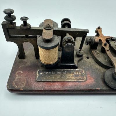Antique Telegraph / Morse Code Machine (see description)