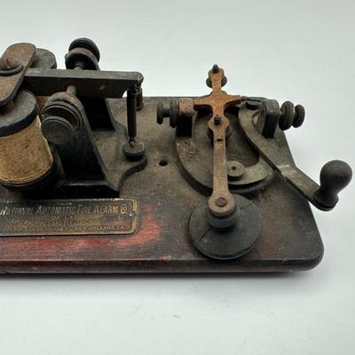 Antique Telegraph / Morse Code Machine (see description)